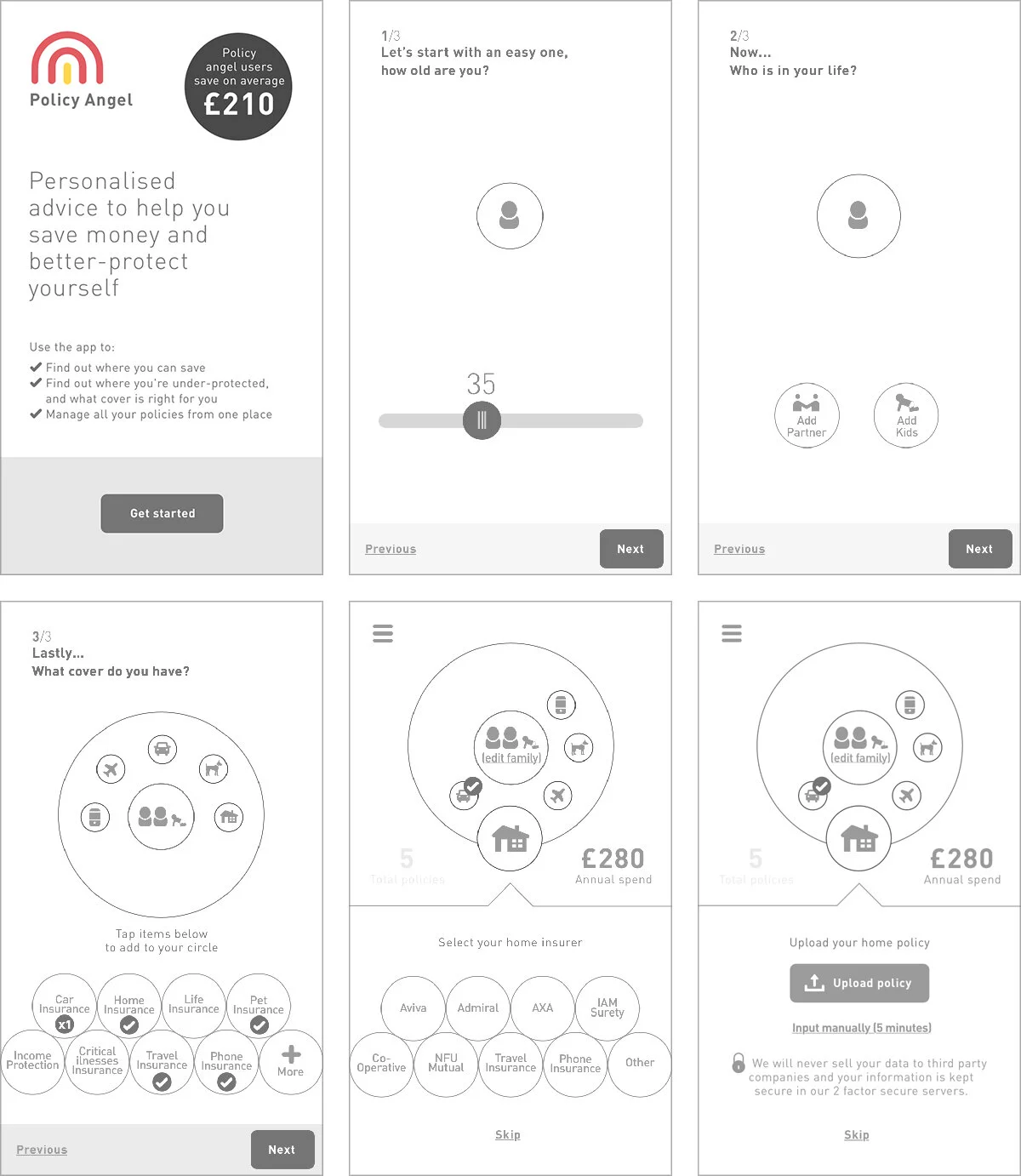AXA Policy Angel app