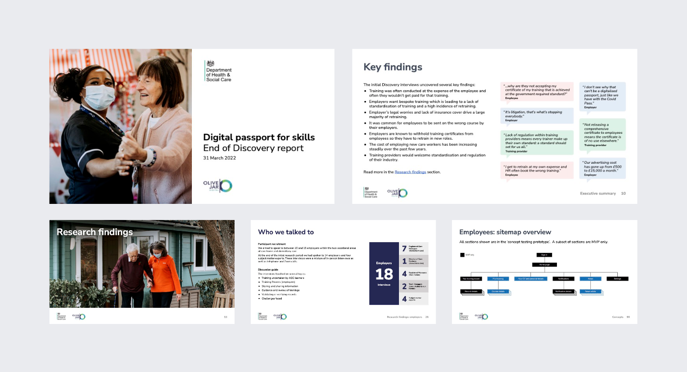 DHSC discovery report